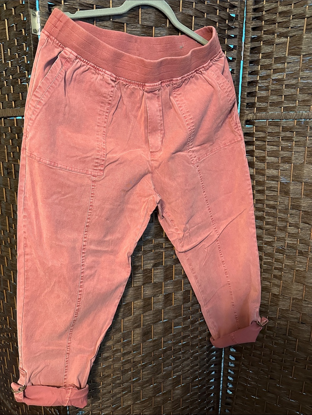 Soft Surroundings Coral Pink Pull-On  Pants
